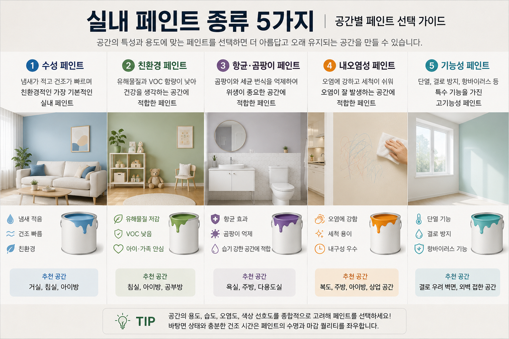 실내 페인트 종류